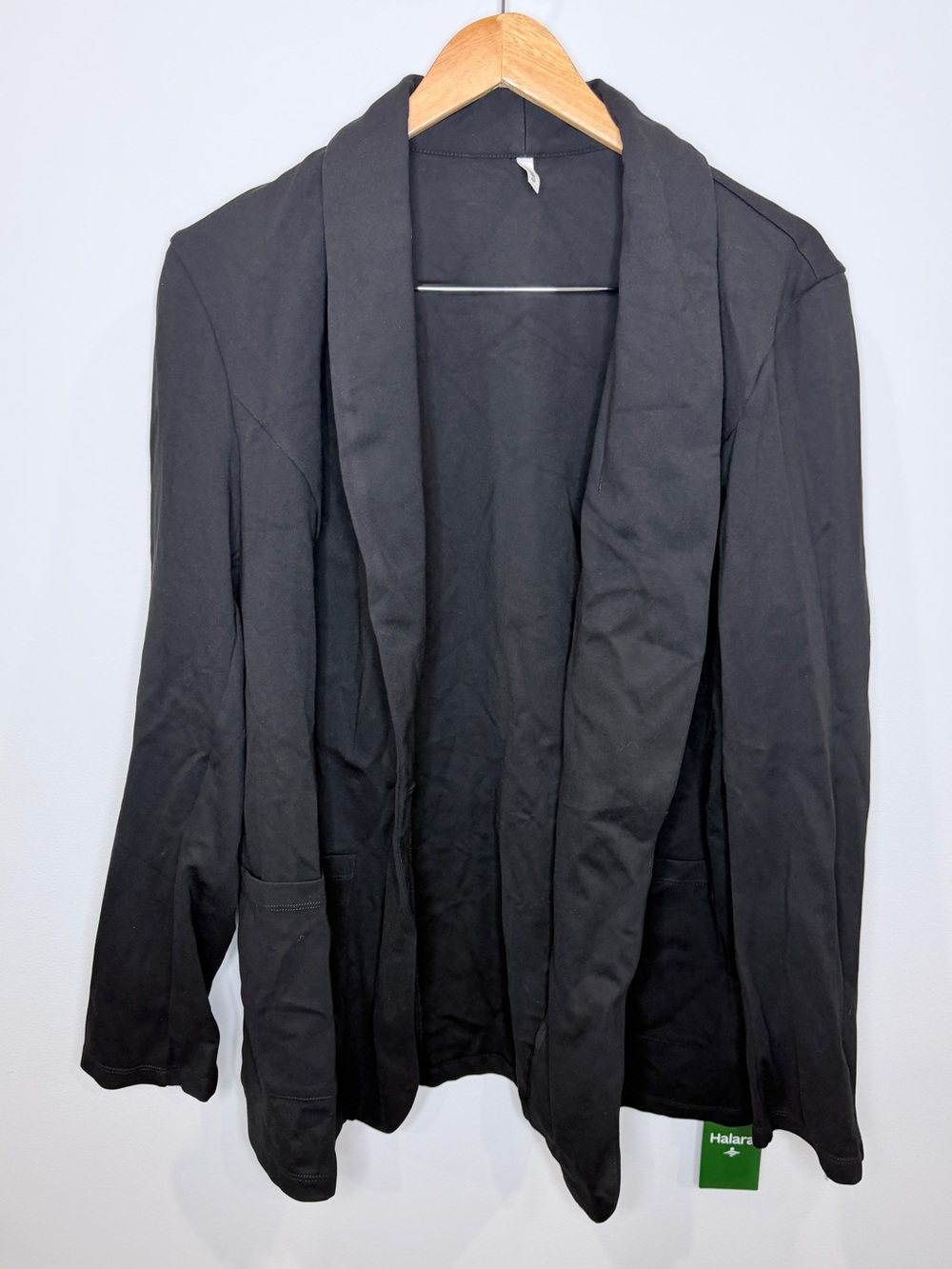 Halara Black V-Neck Single Button Blazer